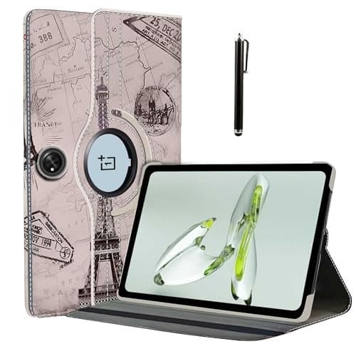 ProElite Case Cover for OnePlus Pad Go 11.35 inch Case, 360 Rotatable Smart Flip Case for OnePlus Pad Go 11.35 inch Tablet with Stylus Pen, Eiffel