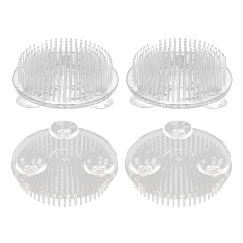 QKDS 4pcs Plastic Flower Frog Flower Pins Floral Frog Arrangements Vase Japanese Floral Arrangement Pin Frog Holder for Plant Decoration PartyWedding Decoration70mm276Transparent