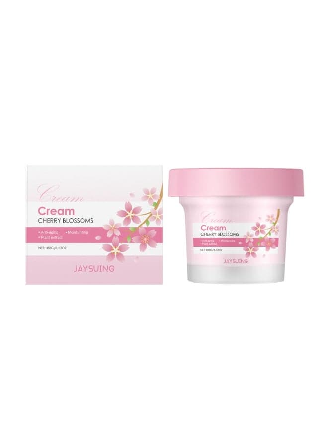 Youthful Glow Cherry Blossom Cream for Smooth Texture and Lasting Skin Hydration Enhance your skin care routine with a moisturizing cream that helps maintain hydration, softness, and a naturally radiant appearance while leaving your skin feeling fresh and revitalized.