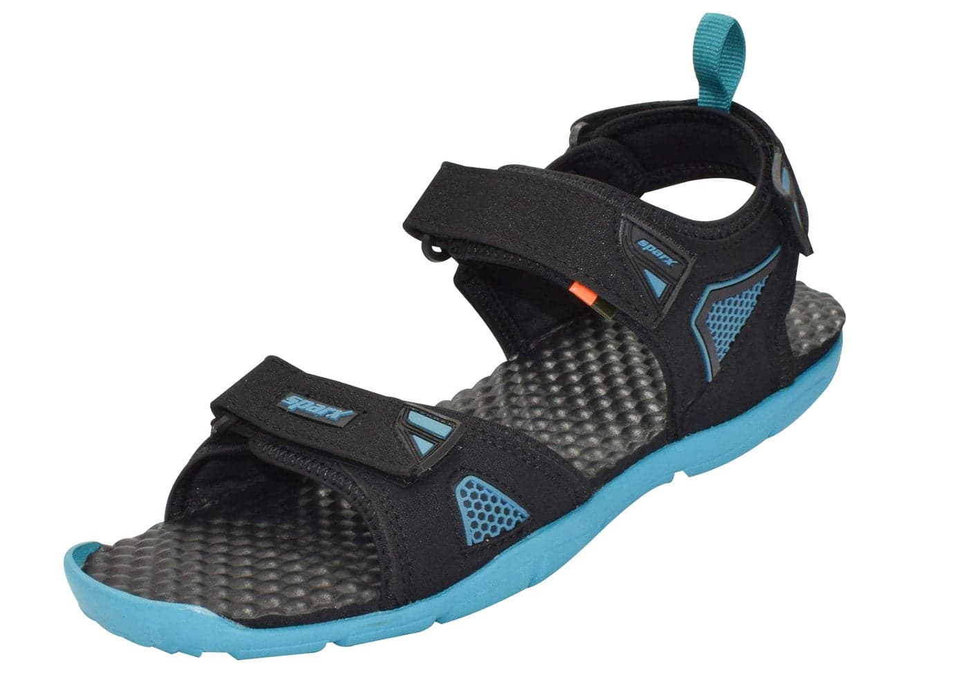 SPARX Men's Sandals, Black T. Blue, 8 Uk, SS0497GBKTB0008