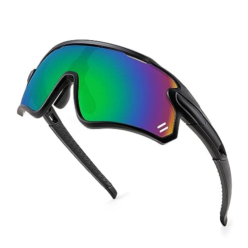 Karsaer Sports Cycling Sunglasses for MTB BMX,Mountain Bike Shield Visor Baseball Running Glasses B5116