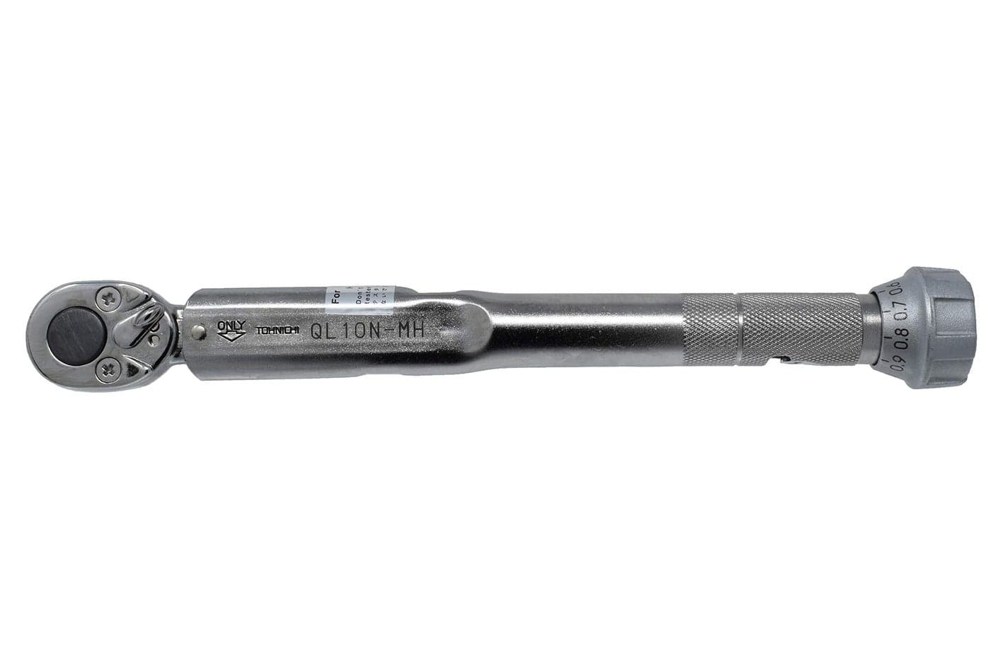 Tohnichi Adjustable Torque Wrench QL10N-MH (2-10 Nm), Gray, Metal