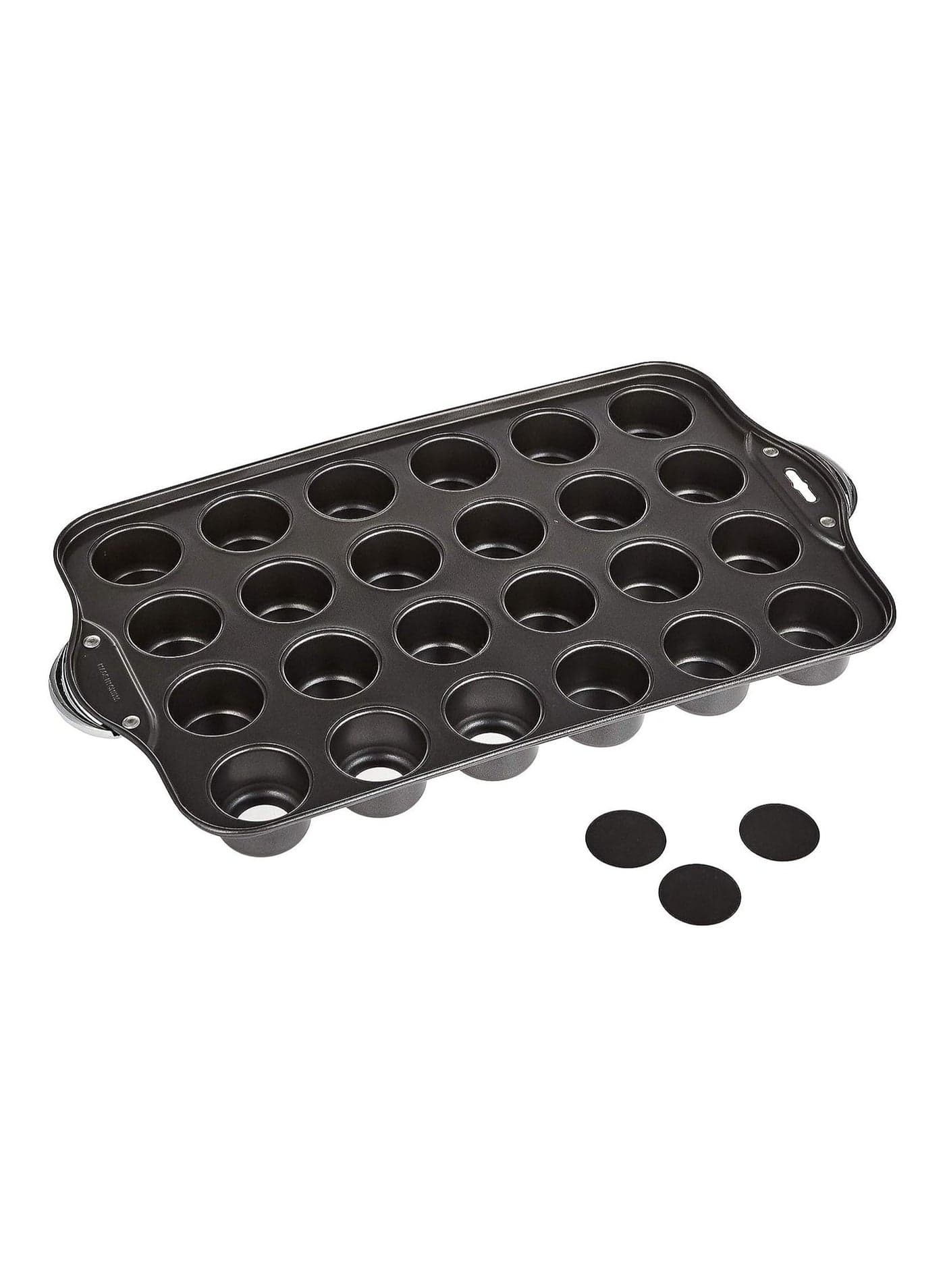 Non-stick 24 deluxe mini cheesecake pan Metallic Cupcake Surprise Baking Pan