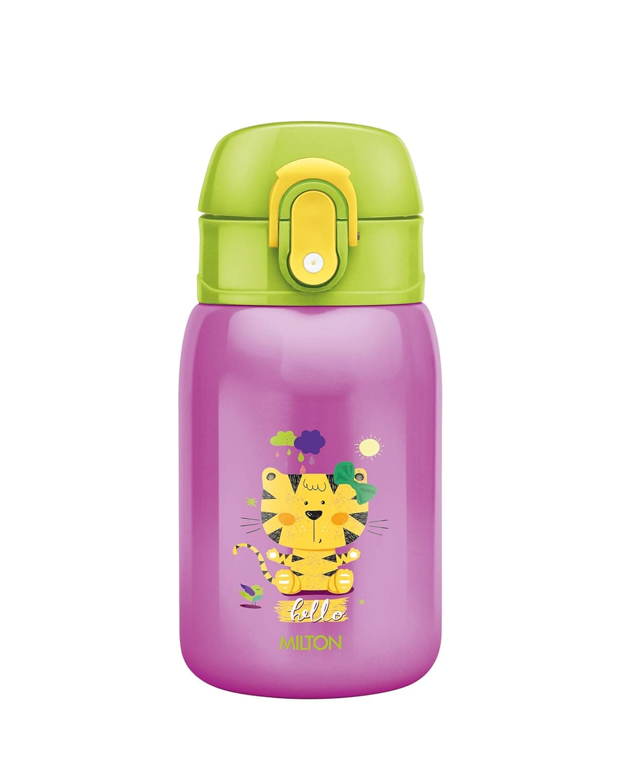 Milton Jolly 275 thermosteel Kids Hot and Cold Water Bottle 230 ml Purple