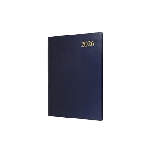 Collins Essential 2026 12 Month Calendar Year Planner WeekToView Diary A5 Hard Cover Dark Blue ESSA536526