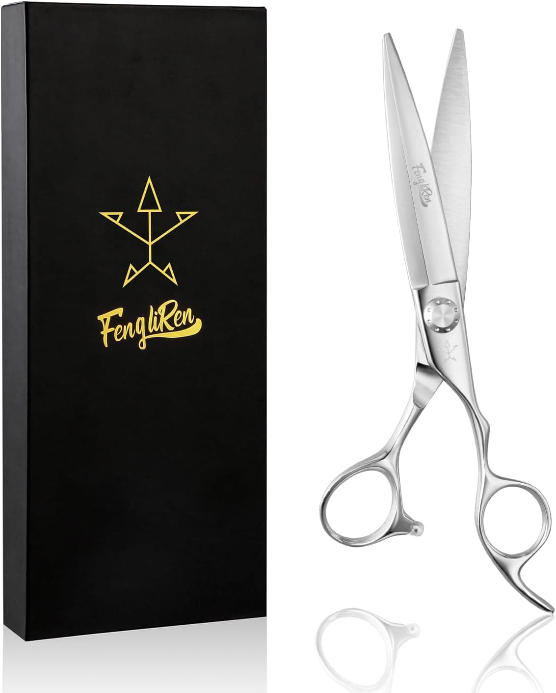 Highend Professional Extremely Very Sharp Barber Hair Cutting Scissors Hairdresser Shears For Hair 675 Inch Haircut Scissor Made Of Stainless Steel Alloy For Hairdressing Salon Home Use