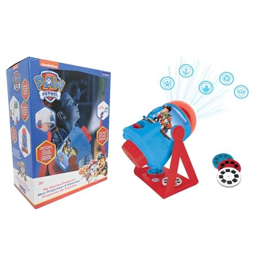 LEXiBOOK Paw Patrol My Stories Brought to Light Story Projector with Sounds Timer and Booklet Bluered