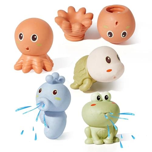AMCHSURI Squirting Animal Bath Toys for Babies 618M Toddlers 13Y Spray Water Toys for Bathtub Pool Shower Play Fun Bath Gift for Boys Girls