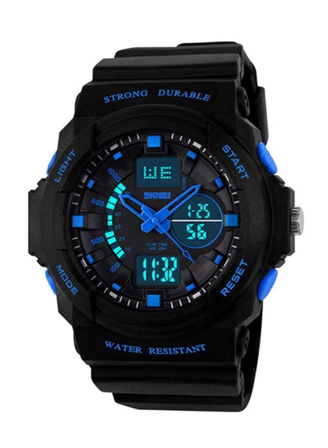Fashion Sports Quartz Dual Display Digital Waterproof Watch 1061
