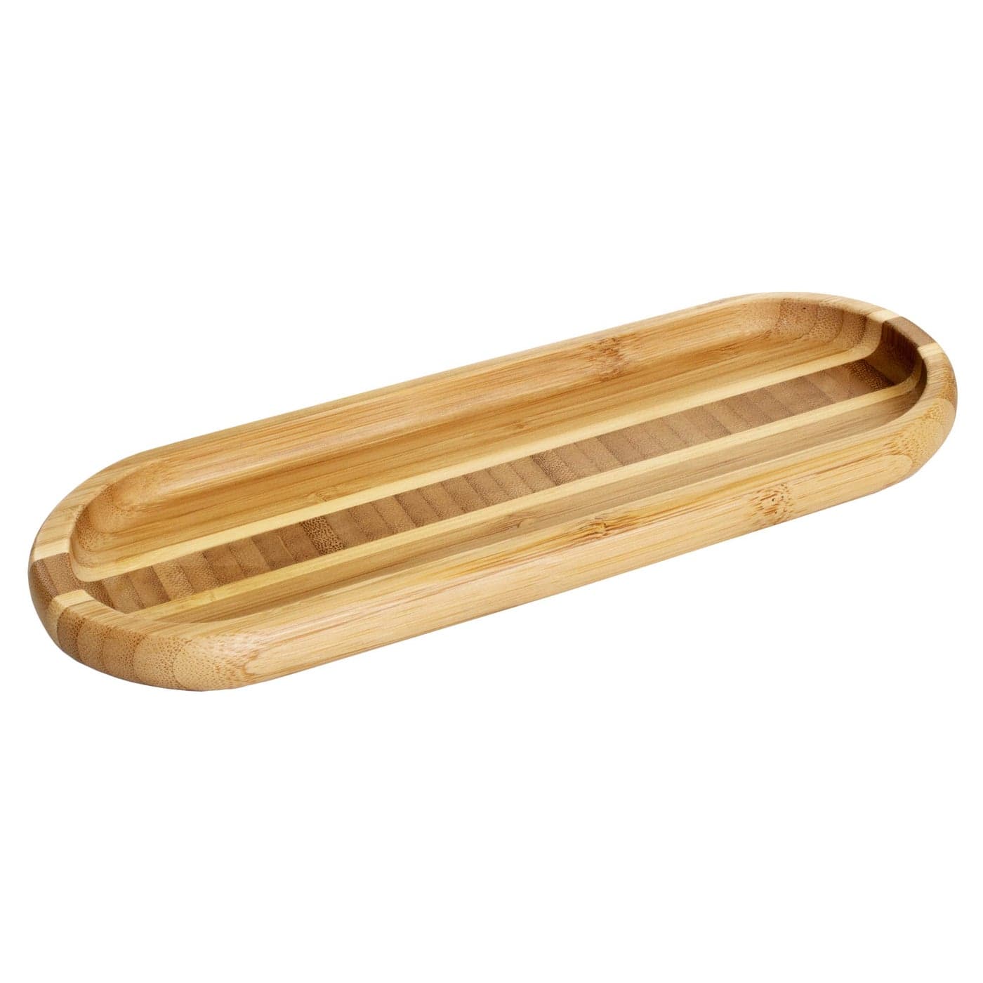 Totally Bamboo Catch All Spoon Rest for Kitchen Counter 10 x 35