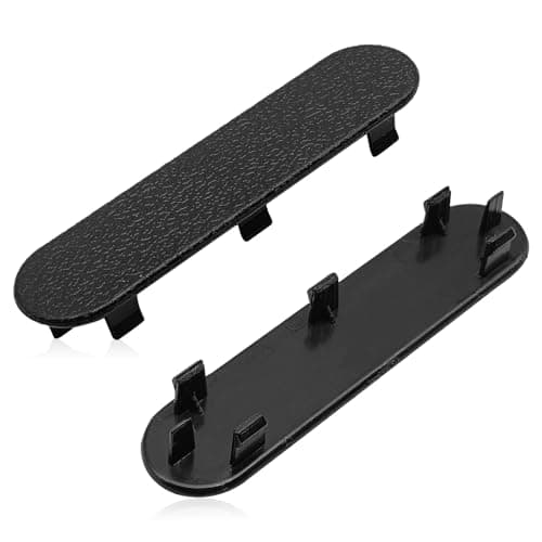 1 Pair Door Panel Handle Plug Screw Cover Trim Automotive Interior Door Handles Compatible with Chevy Corvette C5 19972004 Year for 10279471 Black