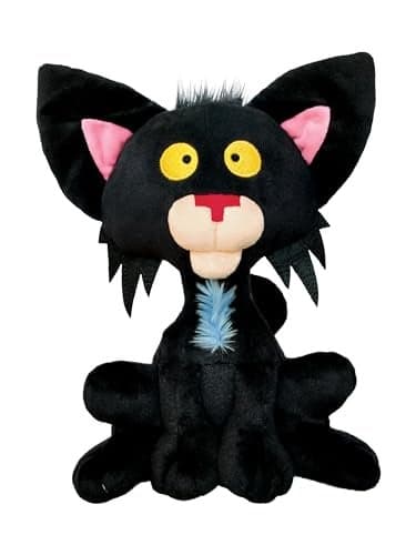 MerryMakers Bad Kitty 10Inch Based on The bestselling Childrens Books by Nick Bruel Black 11Inch