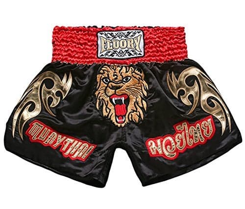 FLUORY Muay Thai Fight Shorts,MMA Shorts Clothing Training Cage Fighting Grappling Martial Arts Kickboxing Shorts Clothing