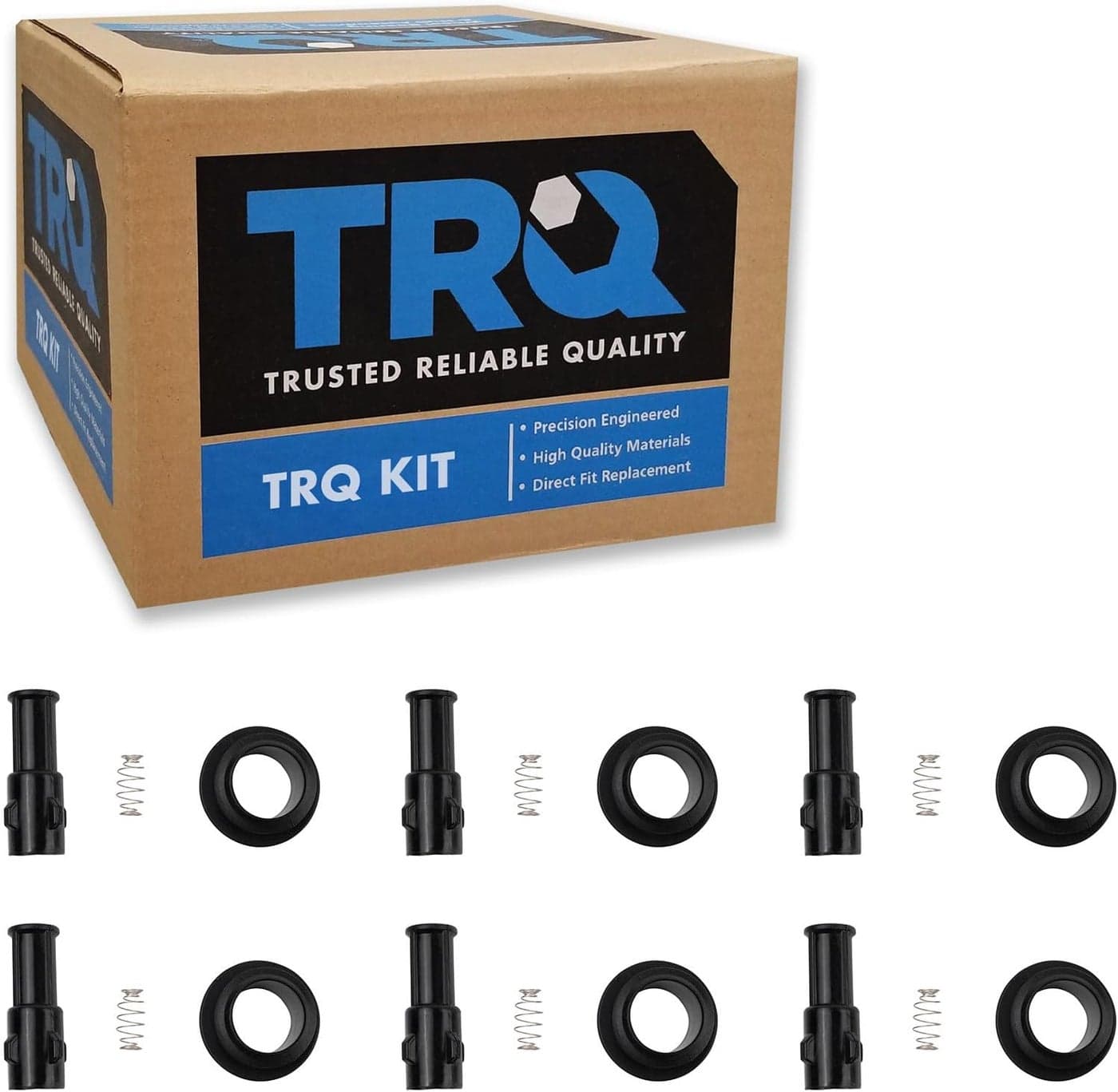 TRQ Engine Ignition Coil Boot Kit Set of 6 for Buick Cadillac Chevy GMC Saab