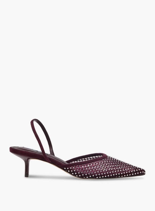 Elle Women Kitten Heel Slingback Shoes — 39
