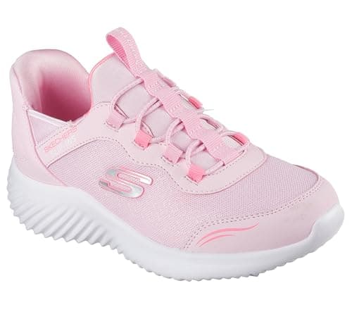 SKECHERS Girls Bounder-Simple Cute Sneaker, Light Pink, 6.5 Big Kid