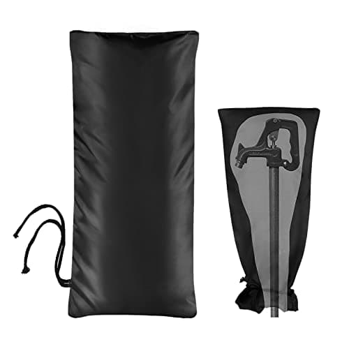 Outdoor Faucet Cover Socks for Winter Freeze Protection, Homsky 28" L x 15" W Large Faucet Covers for Outside, Reusable Outdoor Yard Spigot Cover, Antifreeze Long Water Insulated Faucet Cover Socks