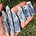 Blue Kyanite Rough Natural Healing Crystal 1pc Blue