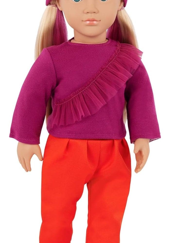 Our Generation 18-Inch Doll Shay with Color Block Outfit