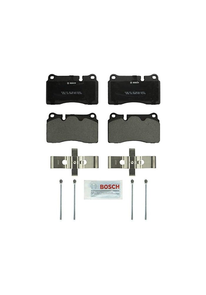 BOSCH BP1129 QuietCast Premium SemiMetallic Disc Brake Pad Set Compatible with Select Chevrolet Camaro Corvette Ferrari California Volkswagen Touareg FRONT
