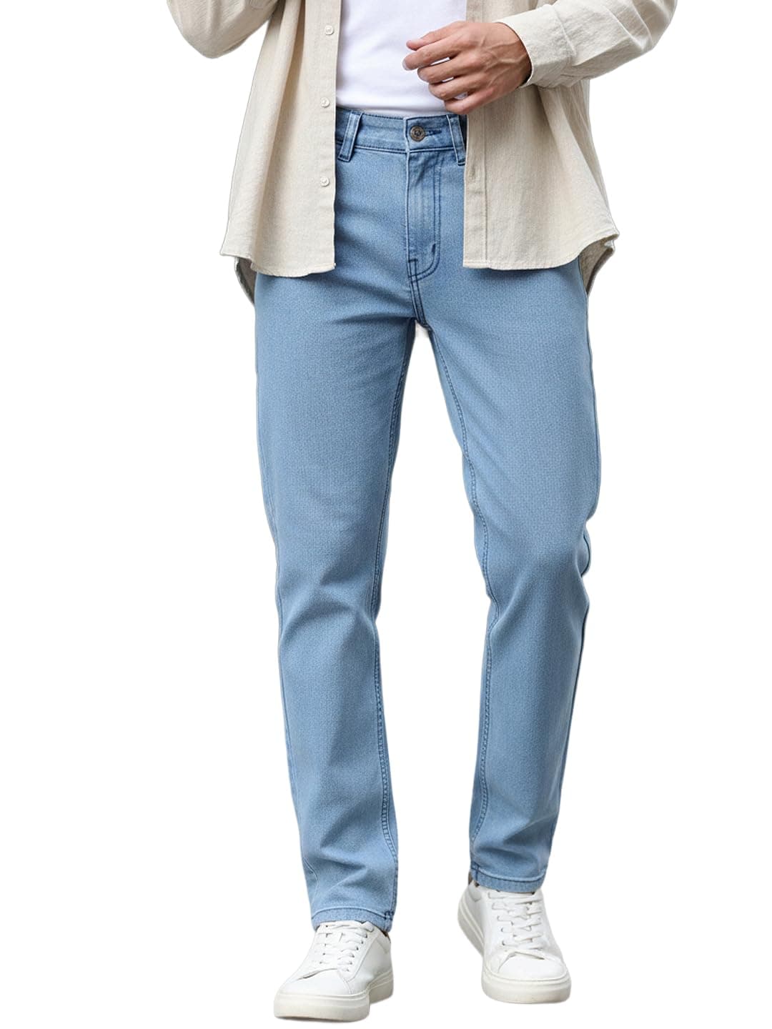 Urbano Fashion Men's Slim Fit Denim Jeans Stretchable (epsjean-iceblu-32)