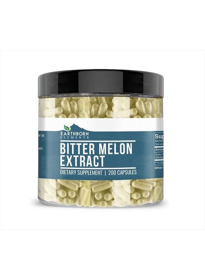 Bitter Melon 200 Capsules, Pure & Undiluted, No Additives