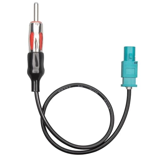 RED WOLF Car Radio Antenna Wire Adapter Fit for 20032007 Volkswagen VW Jetta Passat BMW X5 M3 for 20072023 Jeep Wrangler JK JKU Dodge Chrysler Install Aftermarket Stereo Antenna Adaptor Cable Plug