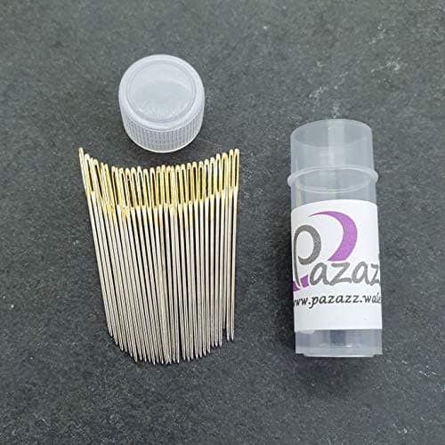 Cross Stitch Needles Embroidery Tapestry Gold Tail Sizes 22 24 or 26 Pack of 30 24