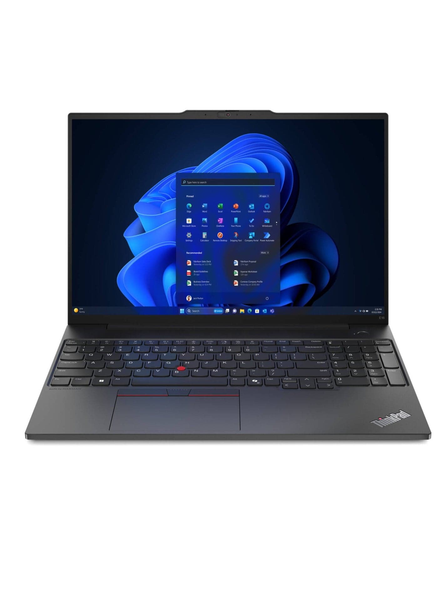 (Upgraded Version) ThinkPad E16 Gen 2 Laptop With 16-Inch WUXGA IPS Display, Core Ultra 7 155U Processor/16GB RAM/512GB SSD/Intel Graphics/DOS(Without Windows) English Black English Black