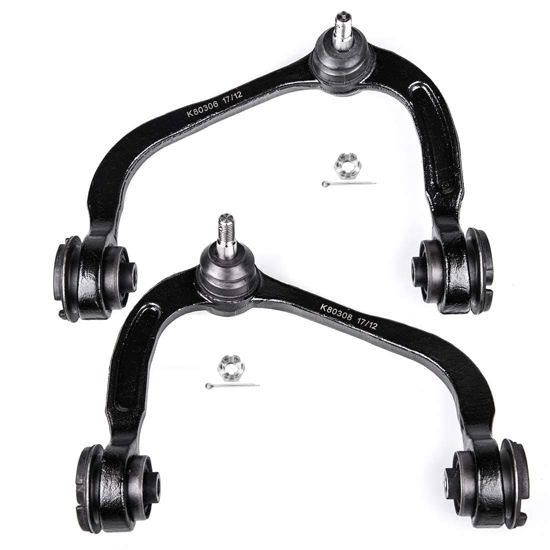 KEYOOG 2Pcs Front Upper Control Arm and Ball Joint Assembly For Ford F150Ford Expedition 0717Lincoln Mark LT 0608Lincoln Navigator 0717 K80306 K80308 Driver Passenger Side