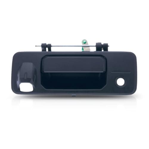 Tailgate Handle For Toyota Tundra 2014-2020 | Outside | w/Cam & Key Holes | Black | Plastic | TO1915118 | 690900C090