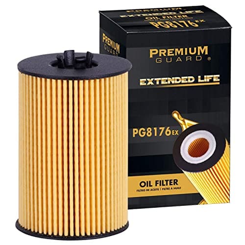 Premium Guard Extended Life Oil Filter up to 10k Miles PG8176EX | Fits 2021-2024 Volkswagen Transporter, 2015 Passat, Jetta, Golf SportWagen, Golf, 2018-2023 Crafter Van, 2015-2016 Audi A3
