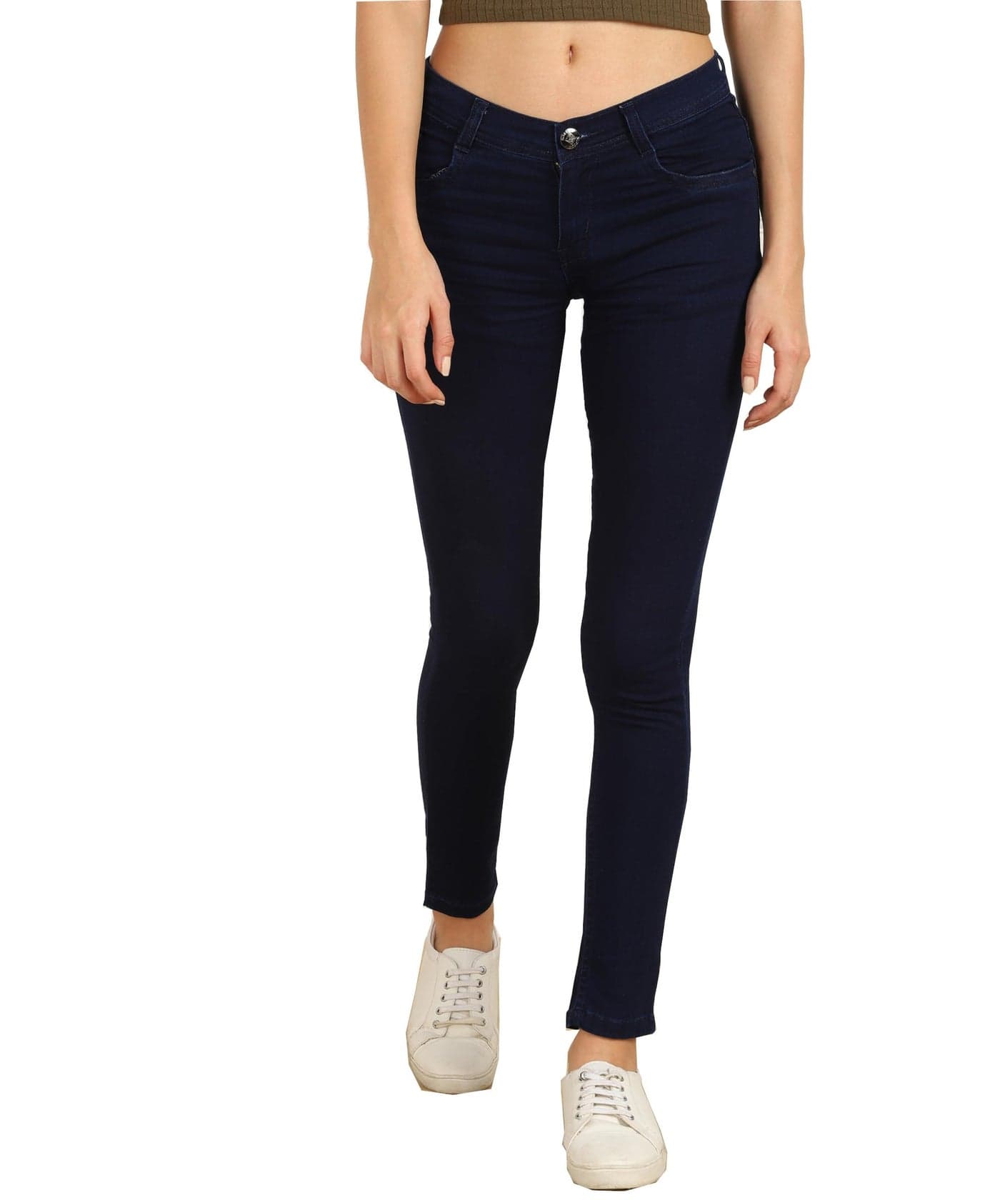 Nifty Women's Denim Stretchable Slim Fit Jeans (Jean_PLN_Blue_40)