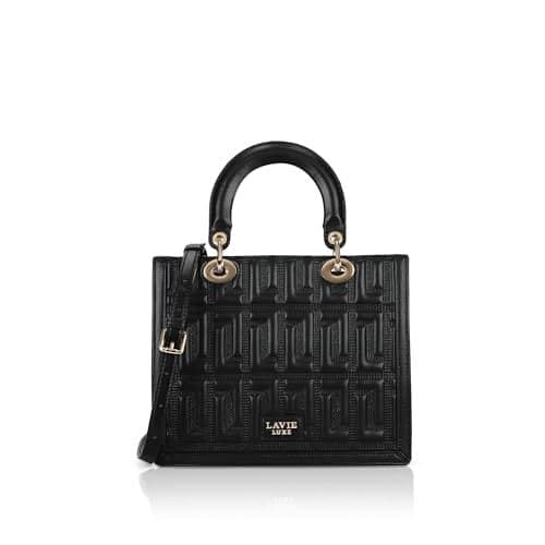 Lavie Luxe Women's Diobox 25 Quilted Satchel Handbag | Satchel Bag for Work | Ladies purse | Stylish Shoulder Bag | Gift for Women