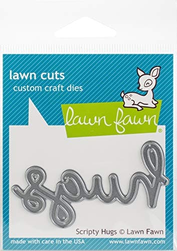 Lawn Fawn Lawn Cuts Custom Craft Die LF835 Scripty Hugs