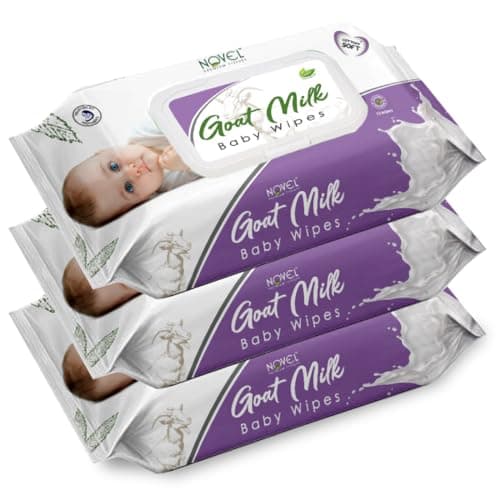 Novel Goat Milk Baby Wipes 72's Sheet