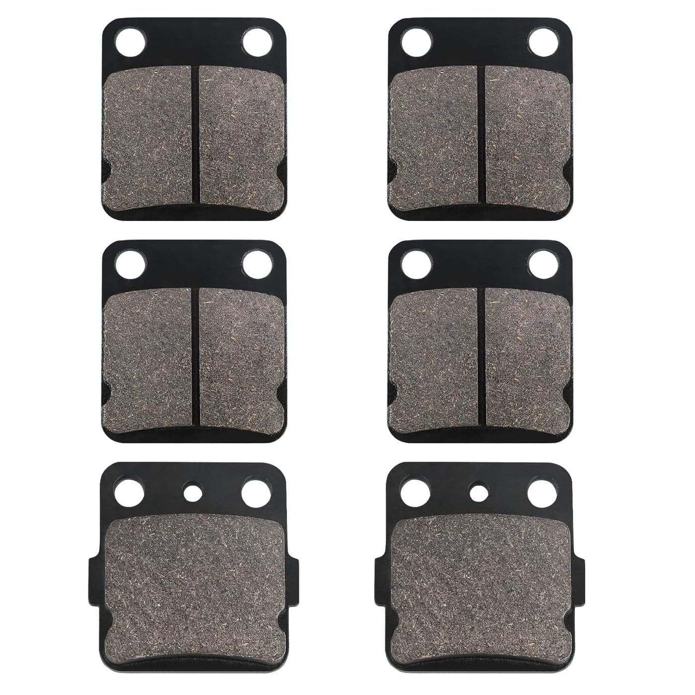 Warrior 350 Front and Rear Carbon Fibre Brake Pads Kits for Yamaha Banshee 350 19902006 Blaster 200 20032006 Wolverine 350 19952005 Warrior 350 19892004 Raptor 125 YFM125 2011