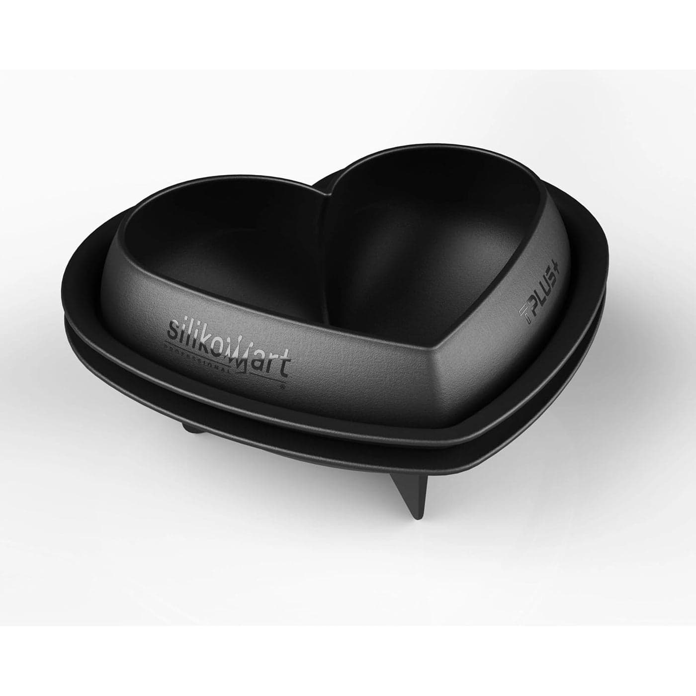 iSi 3D Heart Shape Handmade Cake Dcor Non Stick Moulds Ideal for Baking Mousse Jellies and More