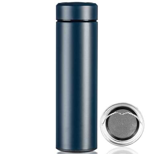 PARACITY Insulated Water Bottle17 oz Stainless Steel Thermo Double Wall Vacuum Water Bottle Metal Water Bottle Keeps Hot for 12 Hrs Cold for 24 Hrs for Coffee Drinks