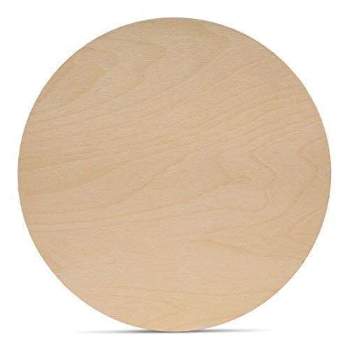 Wood Circles 18 inch, 1/8 Inch Thick, Birch Plywood Discs, Pack of 1 Unfinished Wood Circles for Crafts, Wood Rounds by Woodpeckers
