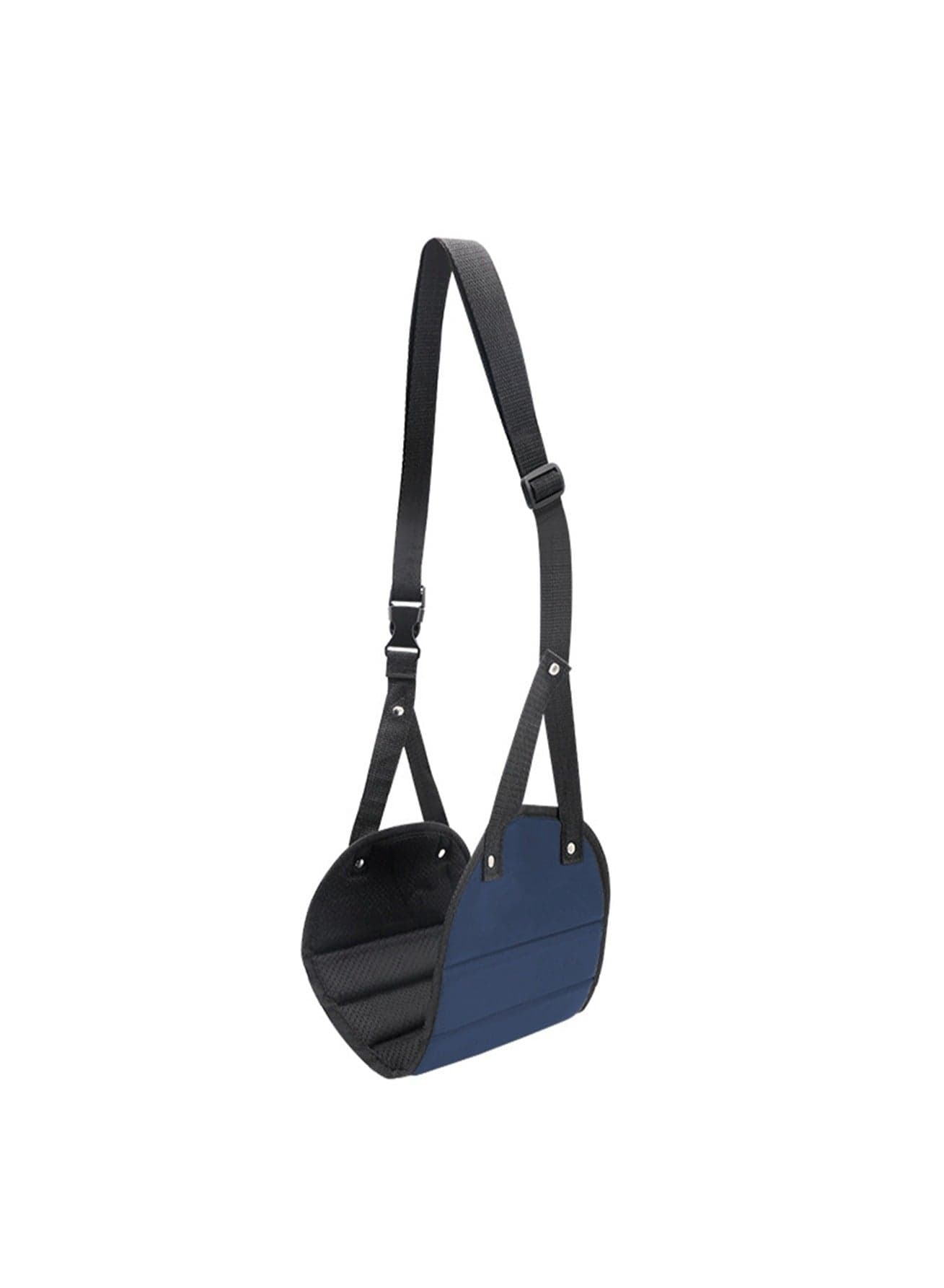 Foot Rest, Airplane Footrest Hammock, Travel Essential, Portable Travel Footrest, Flight Carrying Footrest, Adjustable Height Footrest Travel Accessories Footrest (Navy Blue)