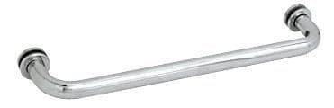 CRL 12" Polished Chrome (BM Series) Tubular Single-Sided Towel Bar with Metal Washers