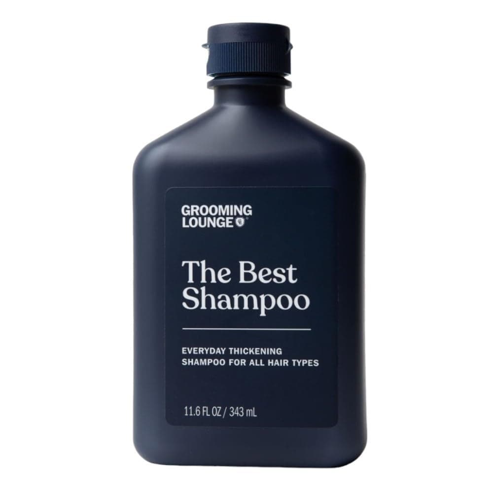 Grooming Lounge The Best Shampoo Scalp Clarifying Frizz Control Hair Wash for Men Promotes Hair Length and Strength Clean Stimulating Peppermint Fragrance with Rosemary for Regrowth 116 oz