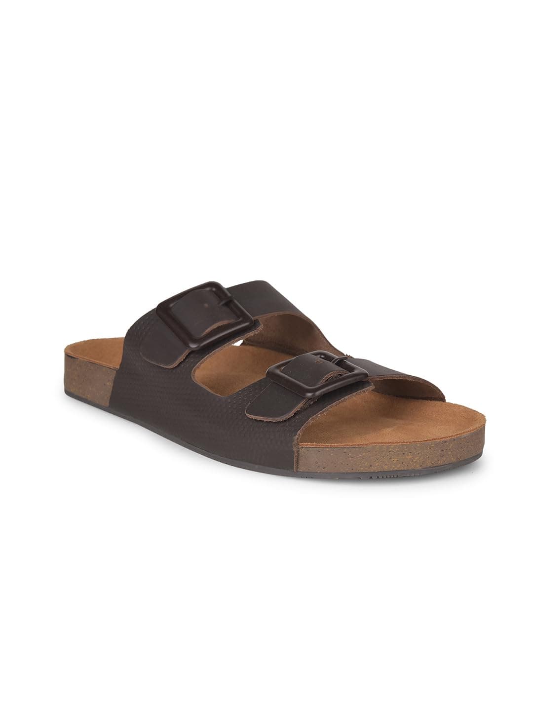 Bata Men's Slip-on Sandal - BROWN (9 UK) (8744246)