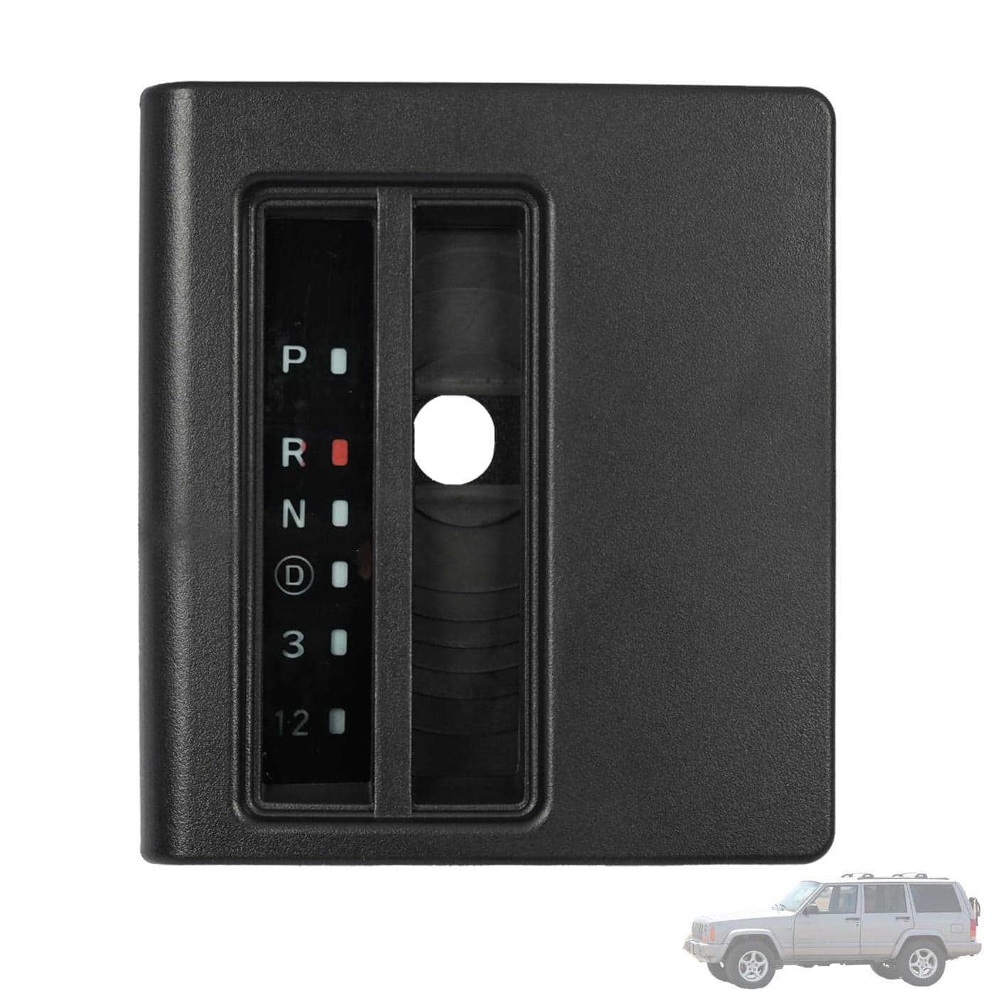 Getfarway Automatic Floor Shift Indicator Bezel Trim Compatible with Jeep Cherokee XJ 1997 1998 1999 2000 2001 Replace 55115615 5EK03TRM Auto Console Shifter Cover