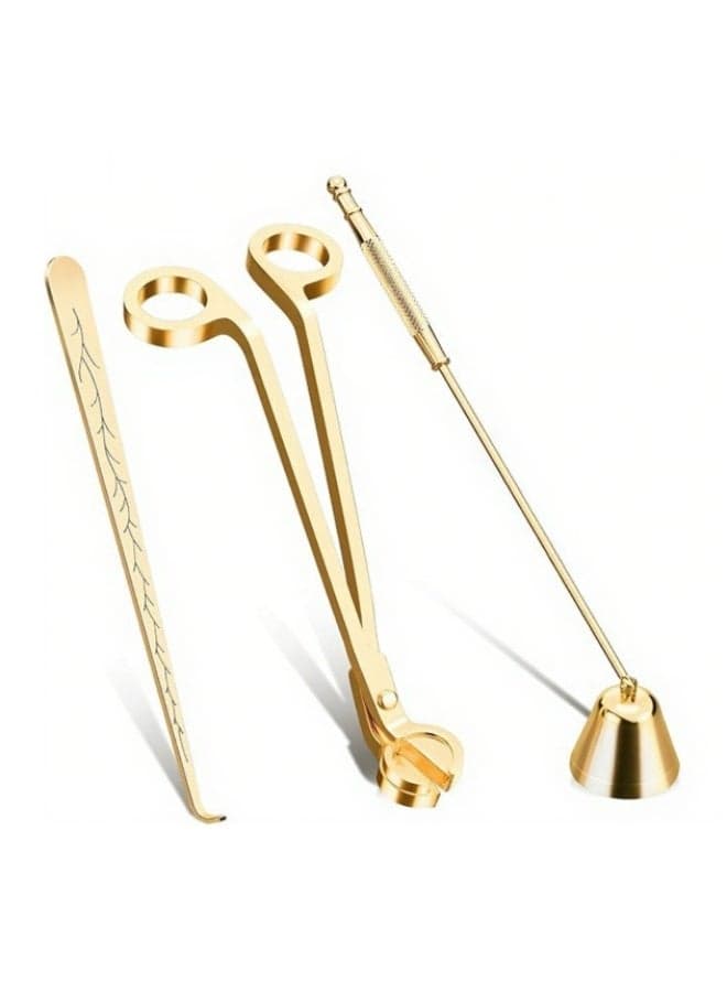 Candle Wick Trimmer, Candle Snuffer and Wick Dipper Candle Accessory Set, 3 in 1 Candle Care Kit for Candle Lover
