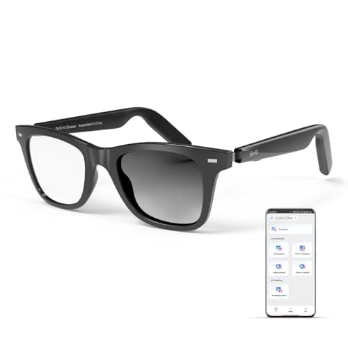 GetD 2026 AI Glasses for Men Women Smart Glasses Powered by ChatGPT AI Realtime Translation with 145 Languages 11H Music Play Bluetooth Glasses with Photochromic Lens for Daily Use Travel