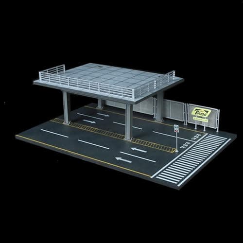 164 Scale Diecast Model Car Display Case Organizer Parking Garage Diorama Compatible with Hot Wheels Matchbox Mini GTfor Toy Car Display and StoragePlatform 01