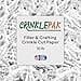 Crinklepak 10LB USA Made White Crinkle Paper Filler Great Shredded Paper For Gift Baskets Shipping Packages Gift Box Filler Basket Filler Birthdays Weddings Anniversaries White Crinkle Shred