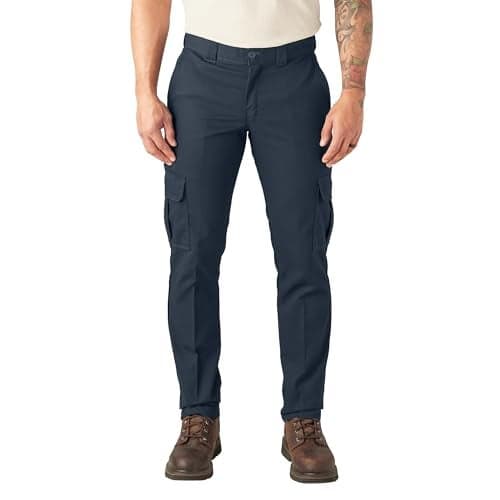 Dickies Slim Fit Cargo Pants. Dark Navy, 34 32